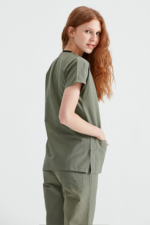 Dr. Greys Cut Unisex Terikoton Suit - Nurse and Doctor Surgical Hospital
