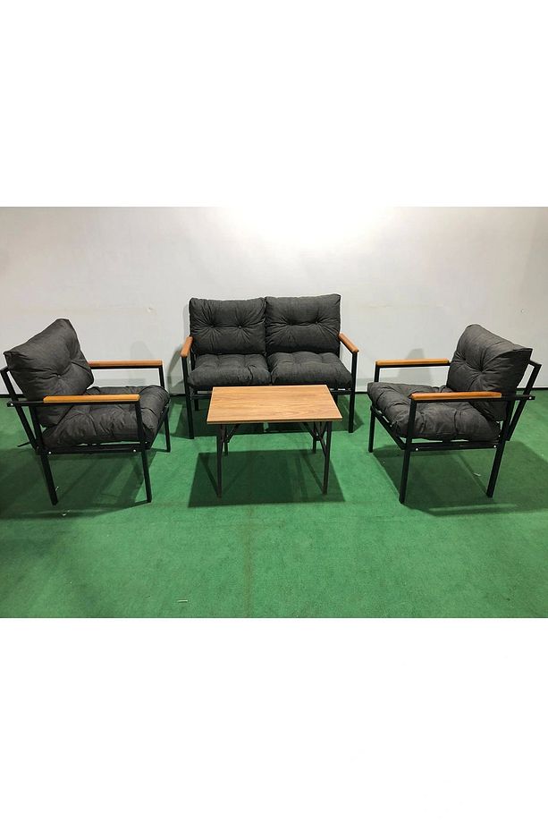 Zümrüt Balkon-bahçe-kafe,çay Seti,koltuk Takımı,oturma Grubu,ofis Koltuğu 70x50 Sehpa - 1
