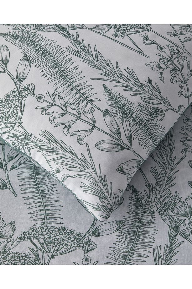 Botanical Spring Kolay Ütülenir Tek Kişilik Nevresim Takımı 160x220 cm Yeşil - 5
