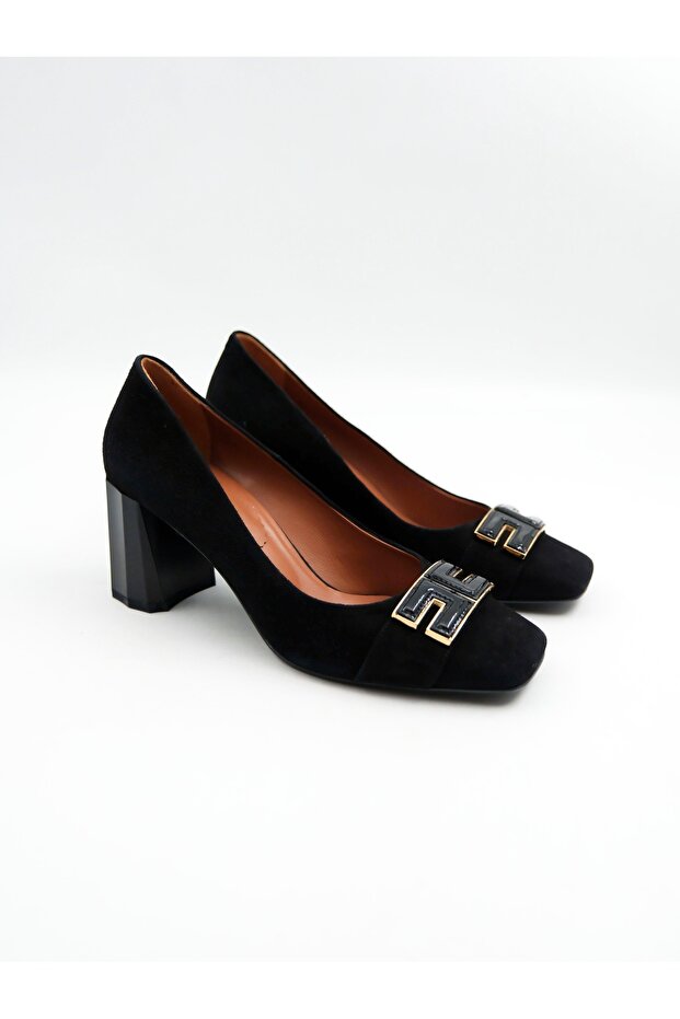 Women's Genuine Leather Heeled Shoes