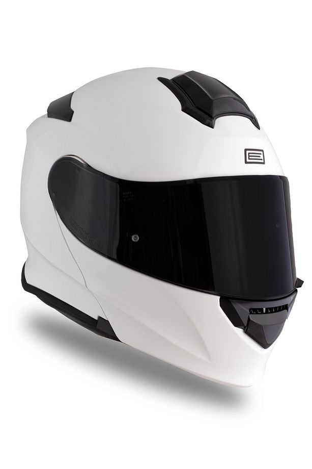 Delta Basic Beyaz Çene Açılır Kask - 1