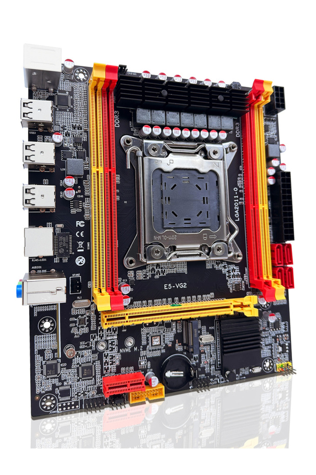 Motherboard+CPU+RAM ZSUS X79 VG2 Motherboard Set Kit With Intel LGA2011 Xeon E5 2689 C2 CPU DDR3 1*1 - 7