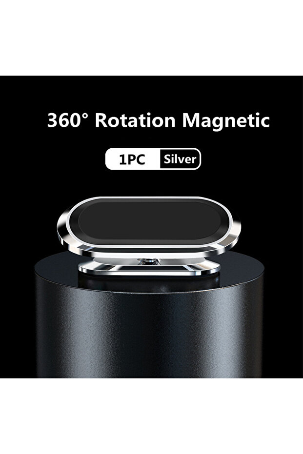 VIKEFON silver Magnetic Car Phone Holder Stand Mobile Cell Air Vent Magnet Mount GPS Support in Car