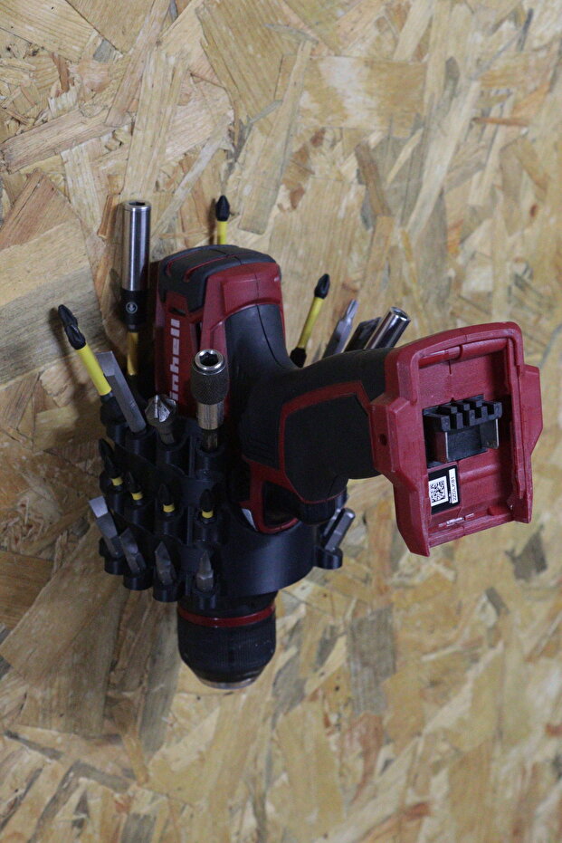 32'li Hex Bits Tutucu ve Matkap Askısı - 3