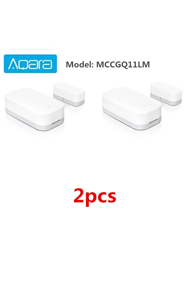 قطعتان من مستشعر باب ونافذة Aqara الأصلي، اتصال لاسلكي ZigBee، مستشعر باب ذكي يعمل مع Mi Ho