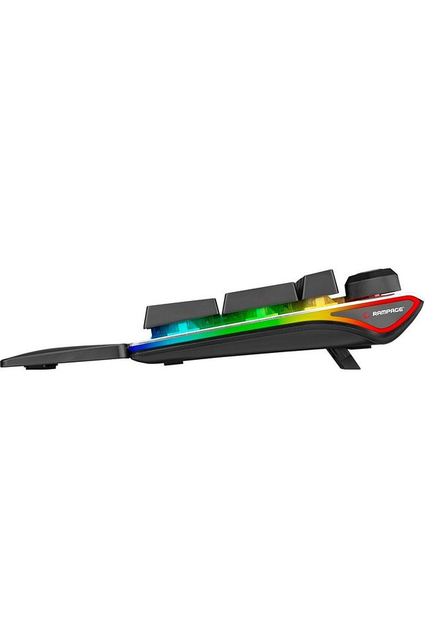 KB-R92 Thunder Red Switch Rgb Ledli Bilek Destekli Mekanik Gaming Oyuncu Klavye - 5