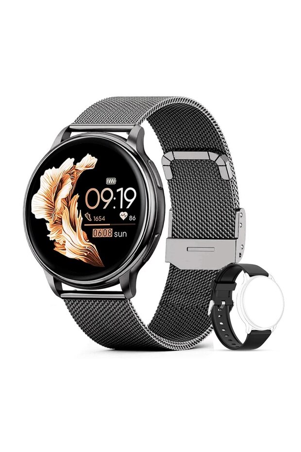 black MEVADEN Bluetooth Call Smart Watch Women Custom Dial Watches Men Sport Fitness Tracker Heart R