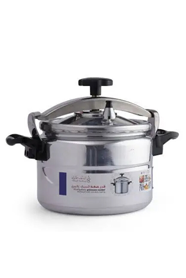 Tefal Al Saif Gallery Aluminum Pressure Cooker, 9 Liters - Silver