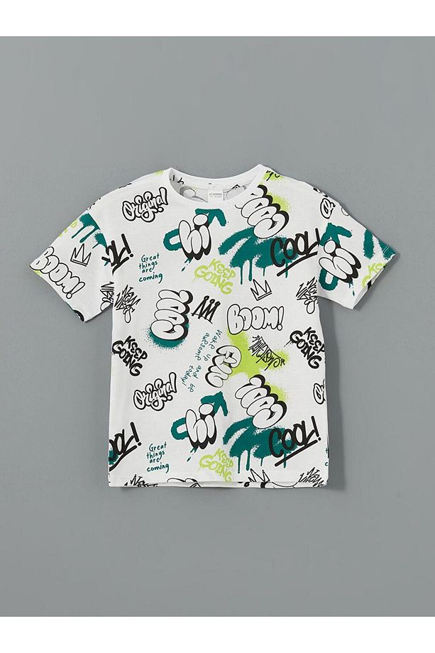 LCW Kids Bisiklet Yaka Erkek Çocuk Şortlu Pijama Takımı - 2