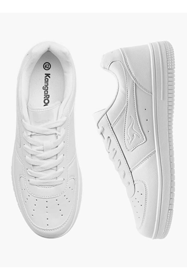 KangaROOS Men's Logo Detail Sneakers with Lace-Up Closure
