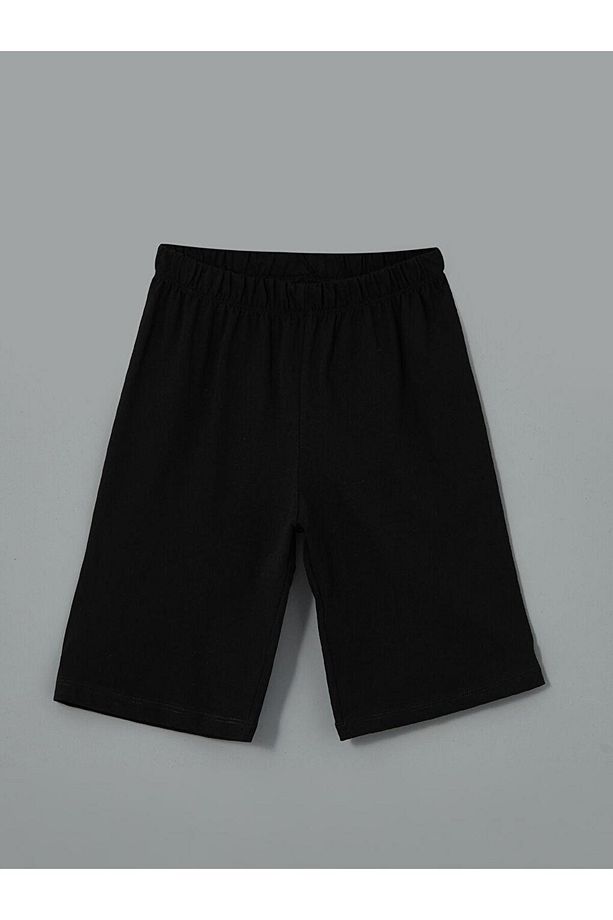 LCW Kids Bisiklet Yaka Erkek Çocuk Şortlu Pijama Takımı - 4