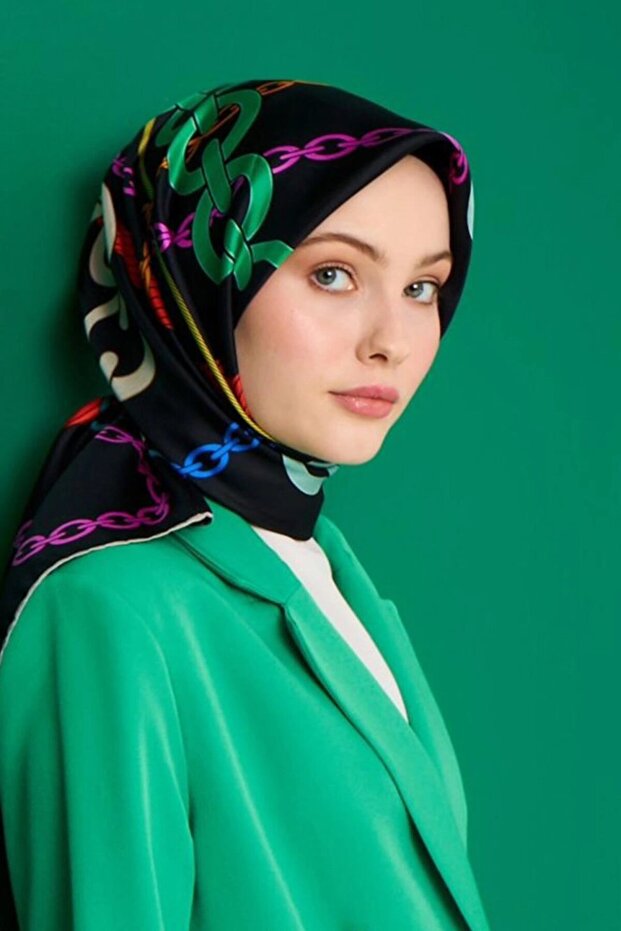 Twill İpek Eşarp LD4124-1 - 2