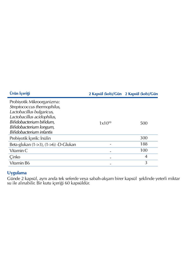 Nt Biotic Glucan 60 Kapsül - 3