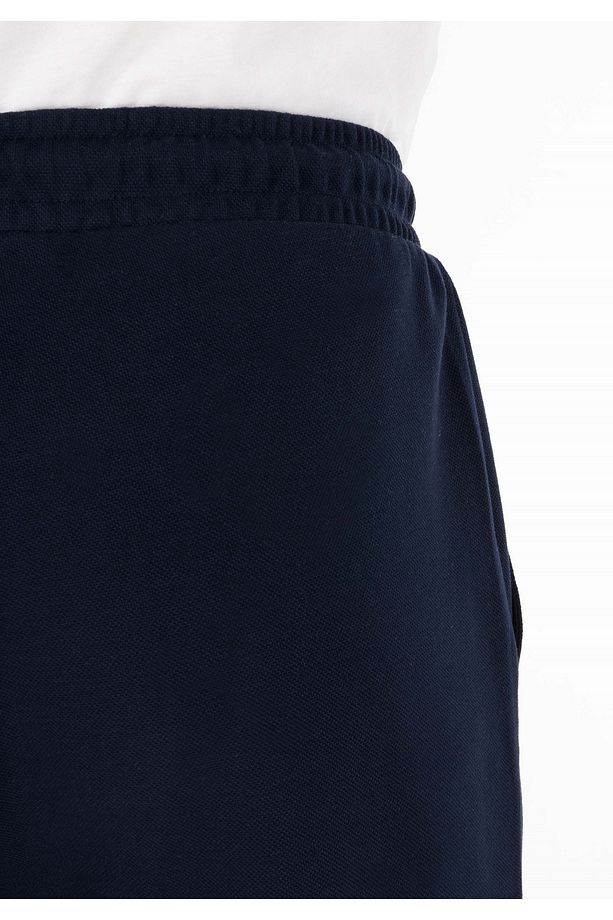 Slim Fit Orta Bel Erkek Lacivert Şort - 6
