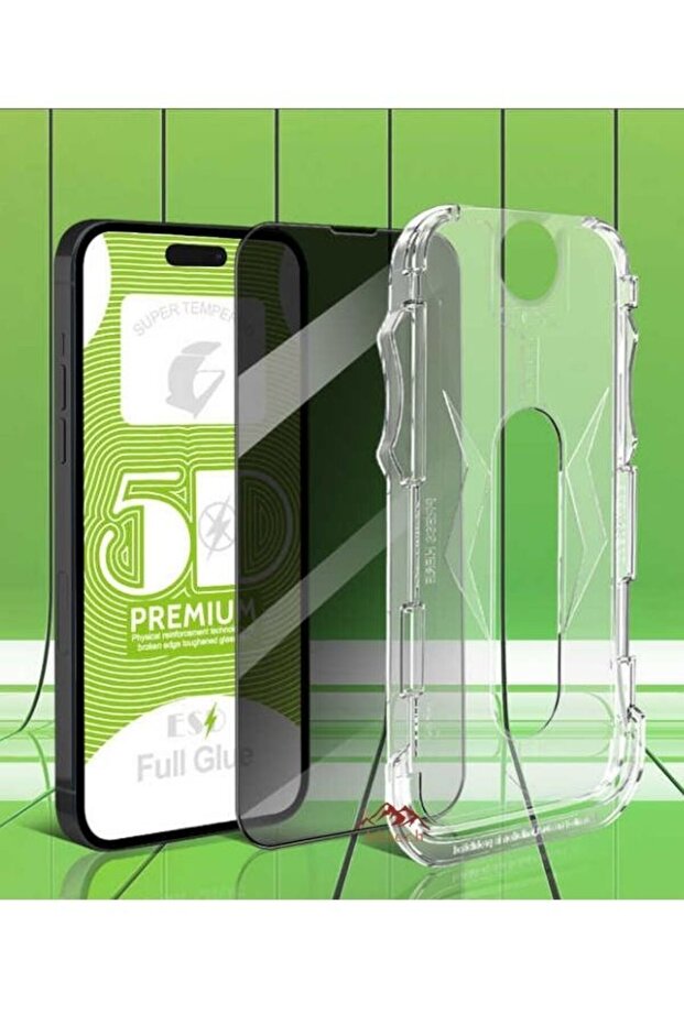 واقي شاشة شفاف متوافق مع آيفون 16 برو ماكس مع أداة سهلة التركيب والمحاذاة - 2