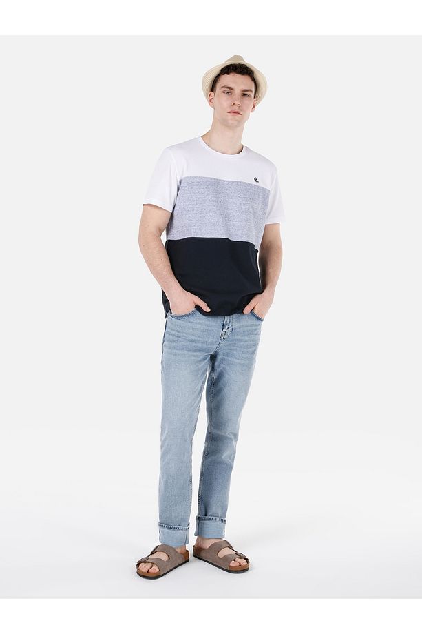 Lacivert Erkek Tshirt K.kol - 3