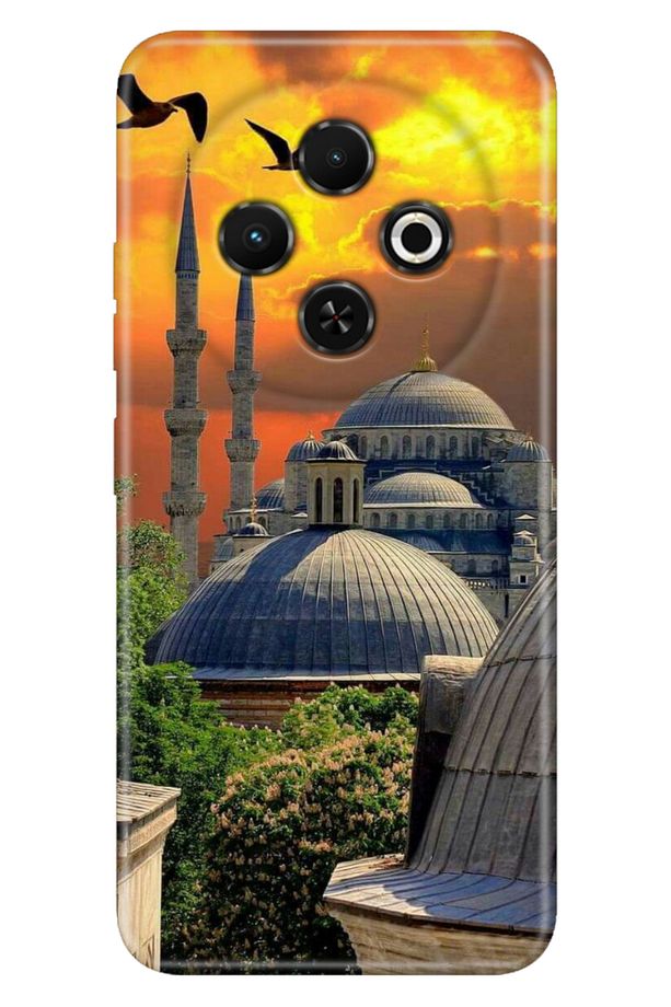 Spark 30C 6.67 " Kılıf Tecno Resimli Rubber Silikon Kapak Kızılİstanbul - 1