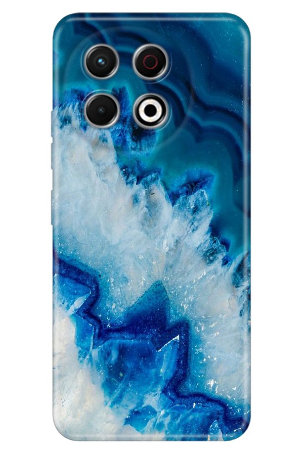 Spark 30 Pro Kılıf Kapak Desenli KL7 6.78" Esnek Kapak Koyu Ametist - 1