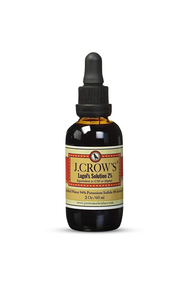 J.CROW'S® Lugol's Solution of Iodine 2% 2oz