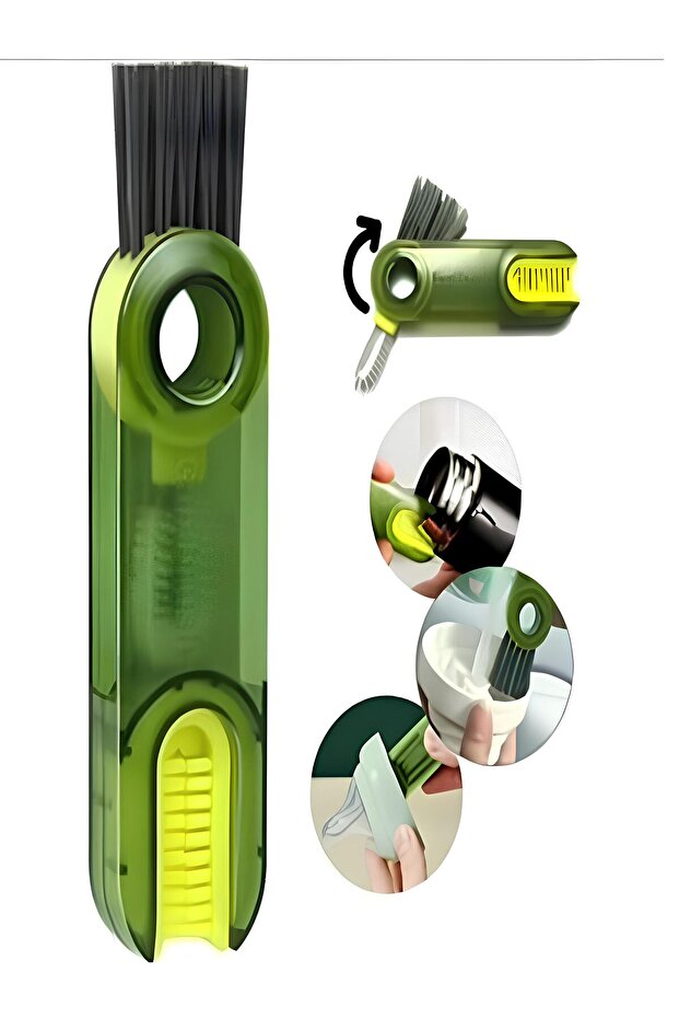 فرشاة تنظيف متعددة الأغراض ذات 3 وظائف - 2