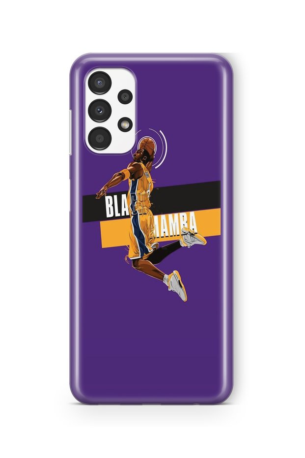 حافظة شفافة مطبوعة بتصميم K.B متوافقة مع هاتف Samsung Galaxy A13