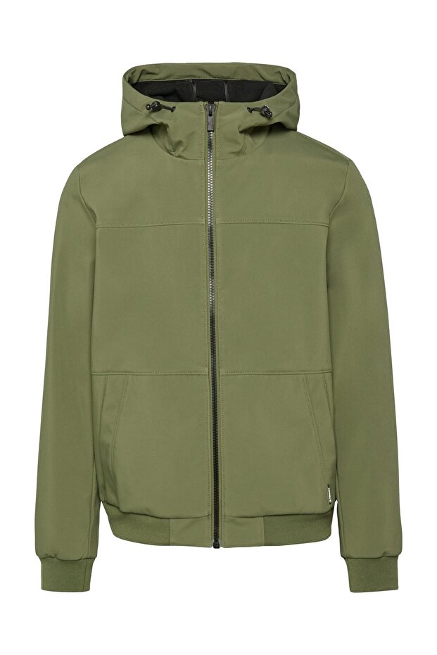 Jachetă softshell cu glugă - 4