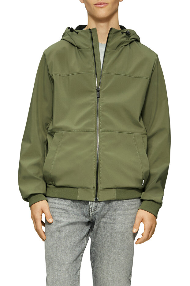 Jachetă softshell cu glugă - 1
