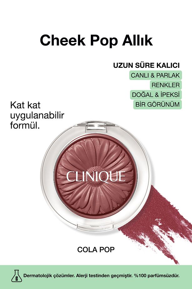 Cheek Pop Allık - Renk: Cola Pop 3.5g | Uzun Süre Kalıcı, Doğal ve İpeksi Formül - 1