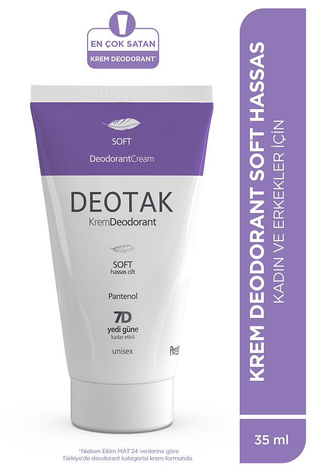 Soft Hassas Koruma 7 Güne Kadar Etkili Krem Deodorant 35 ml - 1