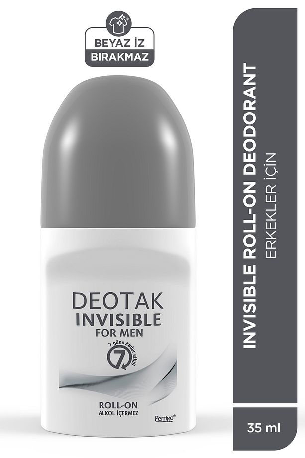 Invisible Erkek7 Güne Kadar Etkili Roll-On Deodorant 35 ml - 1
