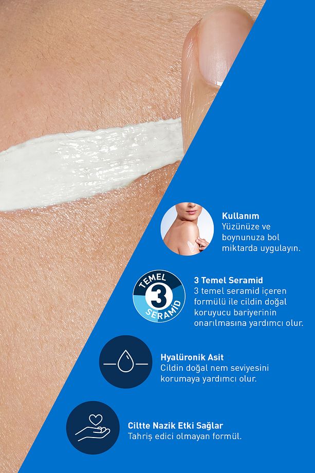 Normal ve Kuruya Dönük Ciltler İçin Yüz Kremi SPF 50 52 ml 2 Adet - 3