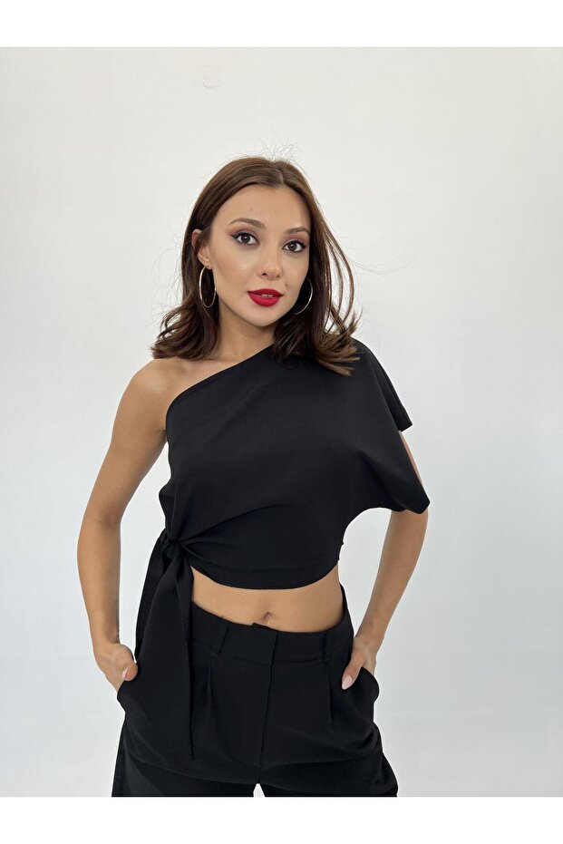 4643 BLUZ-BLACK - 1