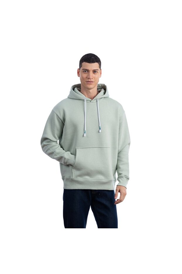 Kapşonlu Sweatshirt - 1