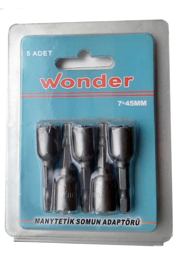 Wonder Manyetik Somun Sıkma Adaptörü 7x45mm (5li Paket) - 1