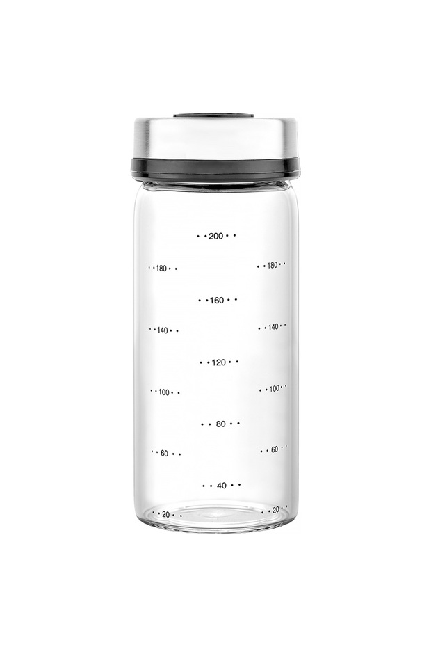 6 Piece Borosilicate Spice Jar Set with Rotating Stand - 4