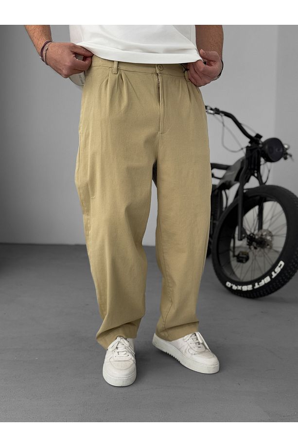 Bej Basic Boyfriend Pantolon KE-1008/1005/1009 - 3