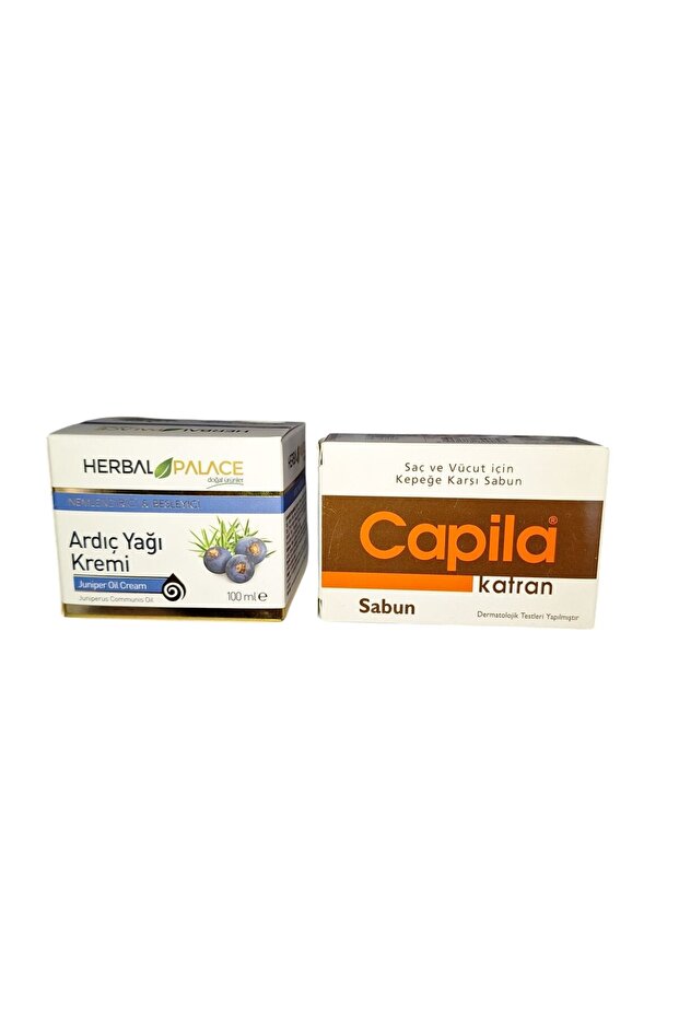 Juniper Oil Cream 100 ml + Capila Tar Soap 90 Gr Set of Two Benefits