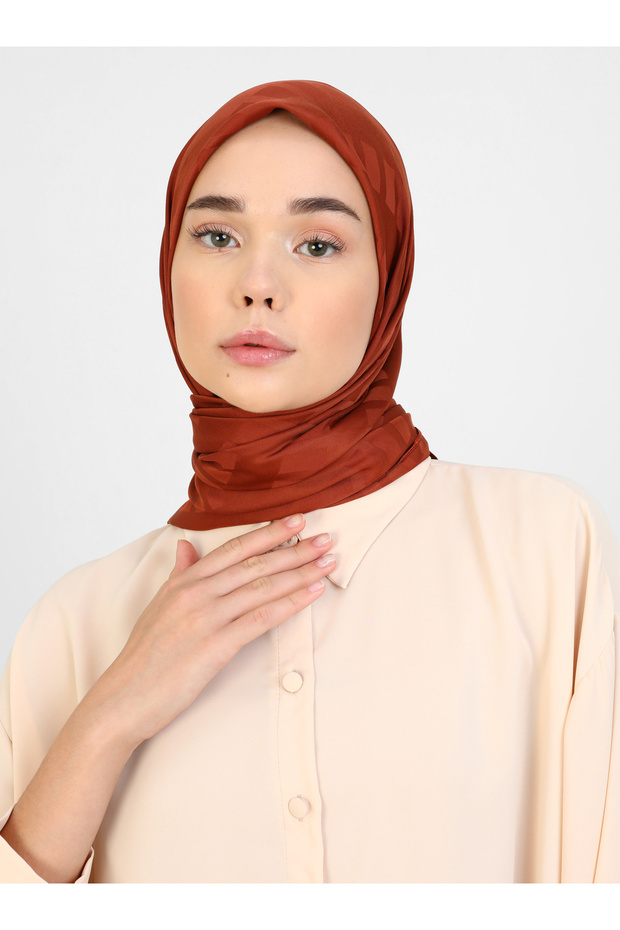 وشاح بنمط مربع ماسي - بلاط - توفا