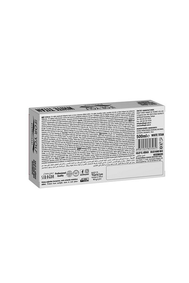 Kalıp Sir Ağda Beyaz (White Titan) 500 ml (BİTKİSEL IÇERİKLİ) - 2