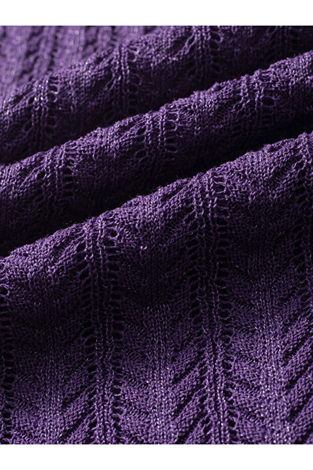 فستان محبوك مطوي - 3