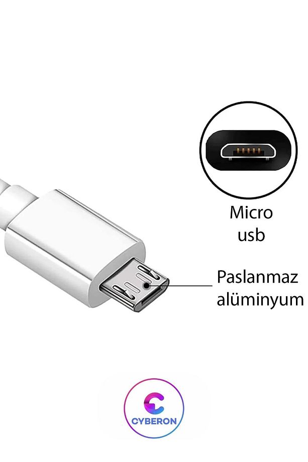 Tüm Telefonlar ile uyumlu Samsung Galaxy A10 Micro Usb Hızlı Şarj Kablosu Android Şarj Aleti kablosu - 6