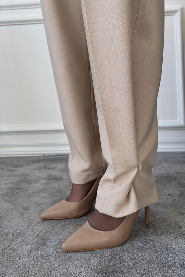 بدلة بليزر بتفاصيل أزرار - حجر - 5