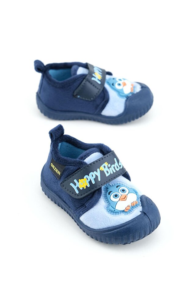Full Orthopedic Winter Happy Birds Soft Non-Slip Base Home, Nursery, Kindergarten Slippers