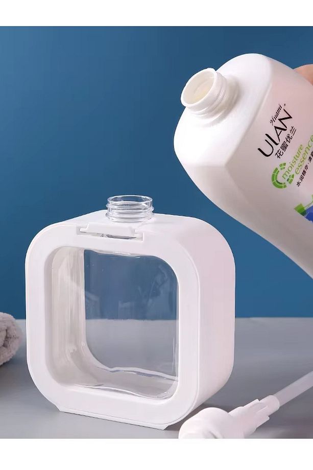 500 ml Tezgah Üstü Dikdörtgen Sıvı Sabunluk – Şık ve Pratik Tasarım ! - 6