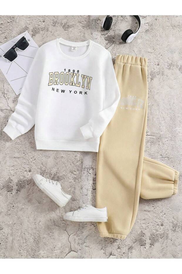 Kids Girls and Boys Cute and Cool Casual 2-Piece Bottom Top Set
