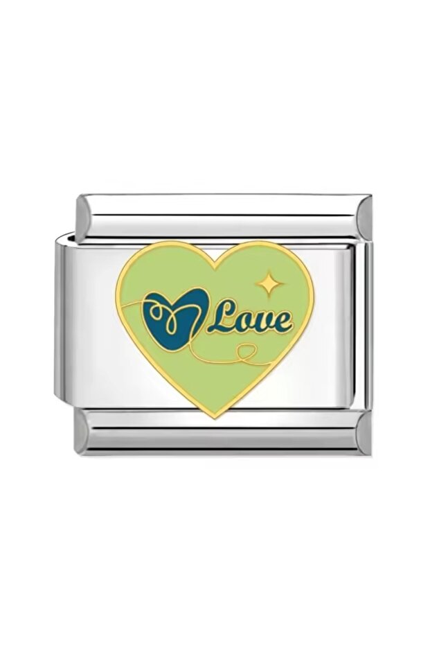 Steel Italian Charm Bracelet Charm