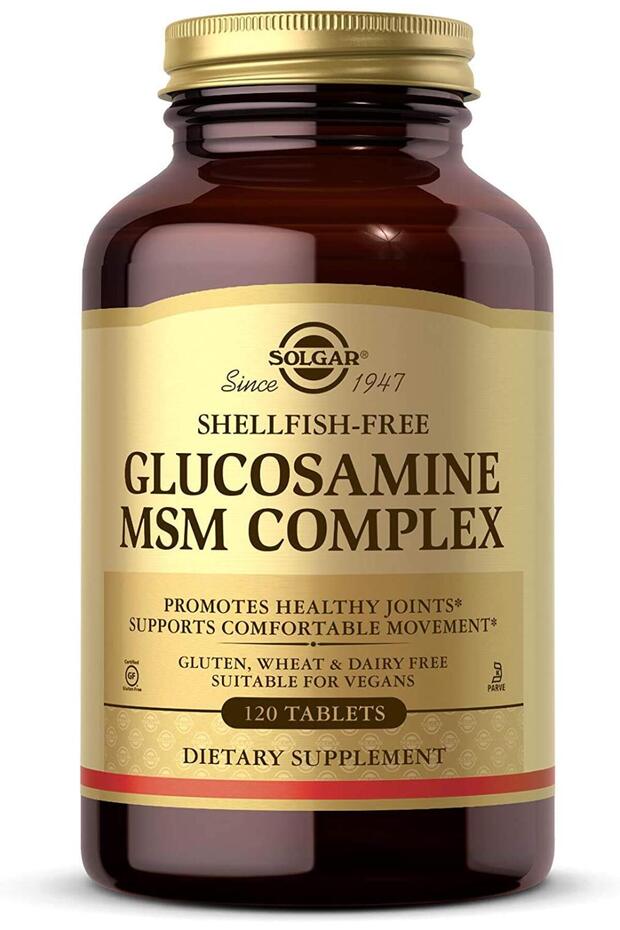 Glucosamine MSM Complex, 120 Tabs - Joint Health, Shellfish-Free, Gluten-Free, Kosher - 1