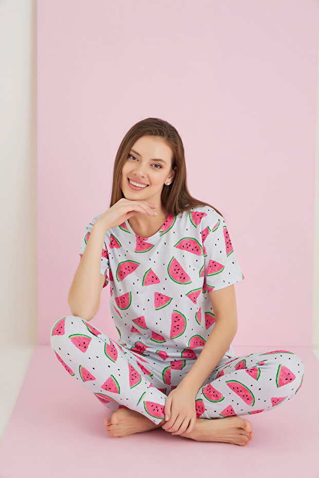 COMBED PYJAMAS SET - 1