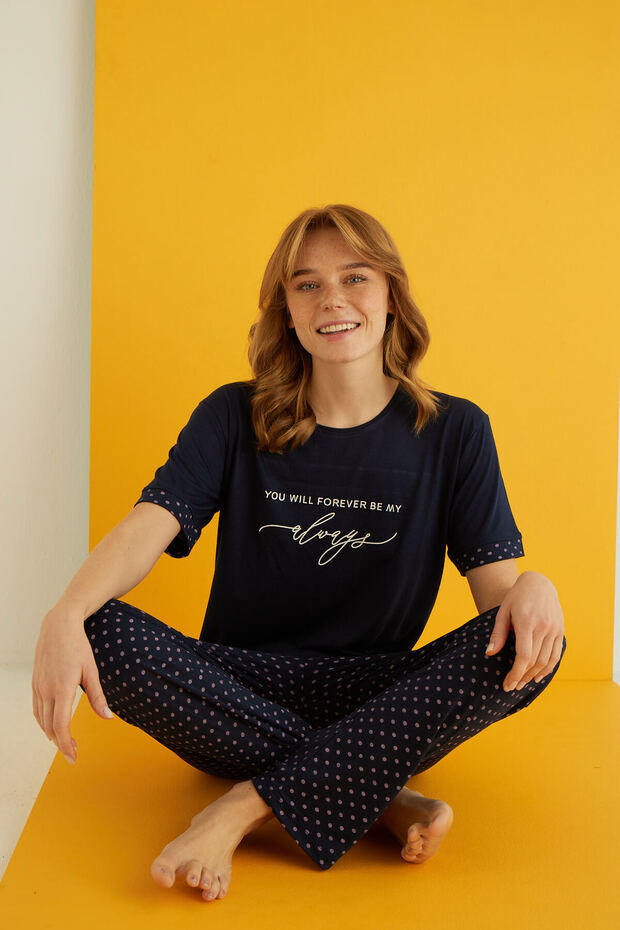 VİSKON PİJAMA TAKIMI - 1