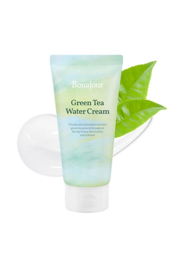 Green Tea Water Bomb Vegan Facial Gel Cream for Sensitive Skin - Hydrating Moisturizer 3.38 Fl. oz